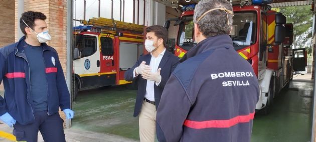 Beltrn Prez visita las instalaciones de Bomberos - PP