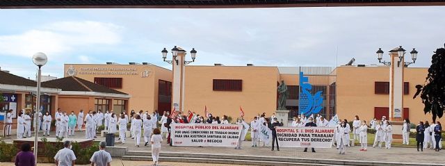 Protesta en el hospital del Aljarafe