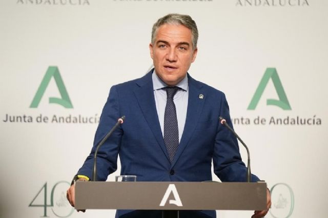 El portavoz del Gobierno andaluz, Elas Bendodo. Imagen de archivo
