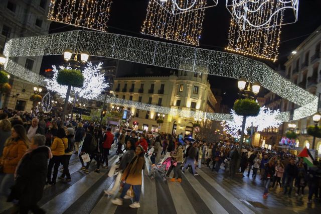 Encendido de las luces de Navidad en Granada en 2019 - lex Cmara - Europa Press