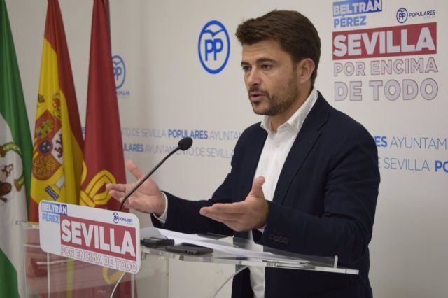 Beltrn Prez, portavoz del Grupo Municipal del PP en el Ayuntamiento de Sevilla