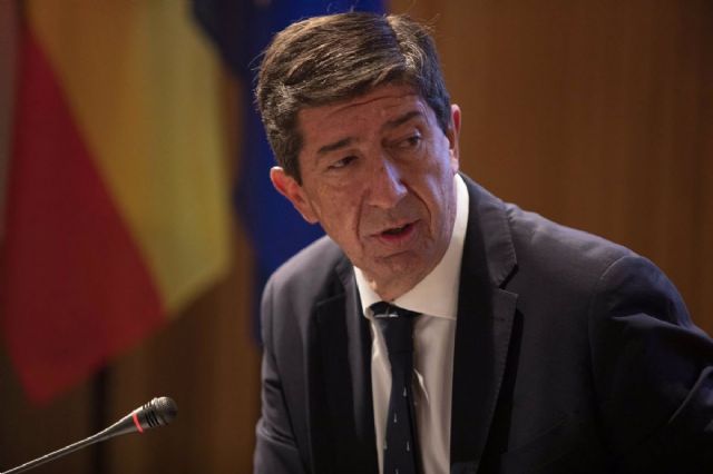 El vicepresidente de la Junta de Andaluca y consejero de Turismo, Regeneracin, Justicia y Administracin Local, Juan Marn