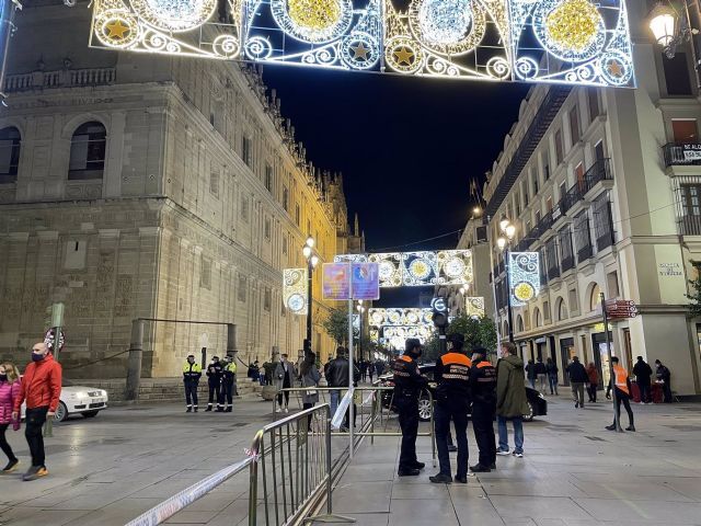 Dispositivo policial en el centro de Sevilla 