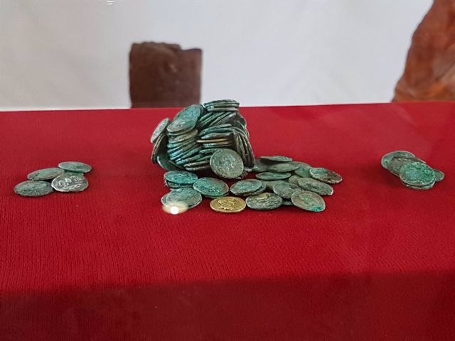 Monedas romanas rescatadas en un descubrimiento
