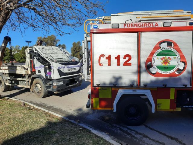 Actuacin de los bomberos de Fuengirola