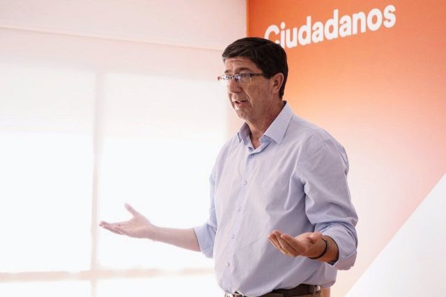 El vicepresidente de la Junta y lder de Ciudadanos en Andaluca, Juan Marn