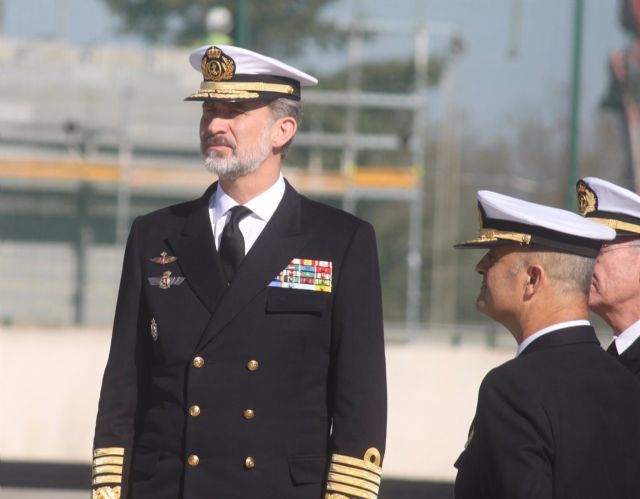 Rey Felipe VI en una de sus ltimas visitas a la provincia de Cdiz en noviembre de 2019