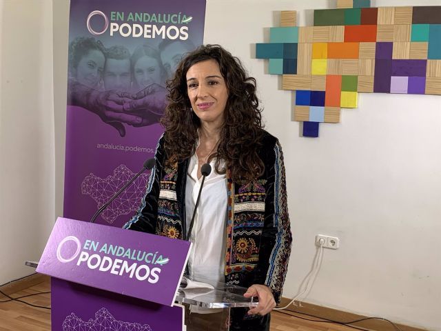 La coportavoz de Podemos Andaluca Libertad Bentez