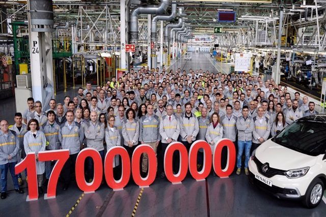 Renault Espaa fabrica su vehculo nmero 17 millones