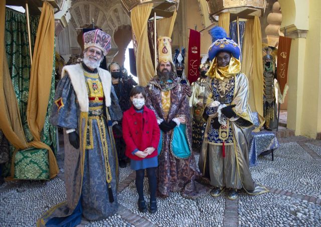 Reyes Magos de Oriente en el palacio de la Alcazaba de Mlaga
