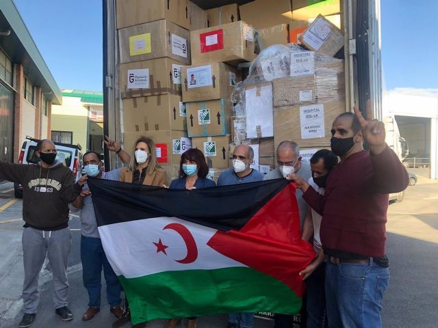 Envo de 160 paquetes solidarios a menores saharauis con material de primera necesidad en el marco del programa Vacaciones en paz