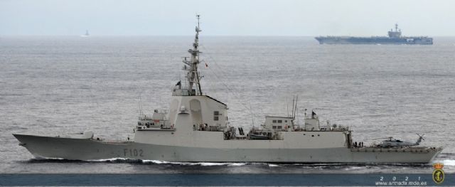 La Fragata Almirante Juan de Borbn y el buque de aprovisionamiento Cantabria regresan a su base en Ferrol tras finalizar su calificacin operativa
