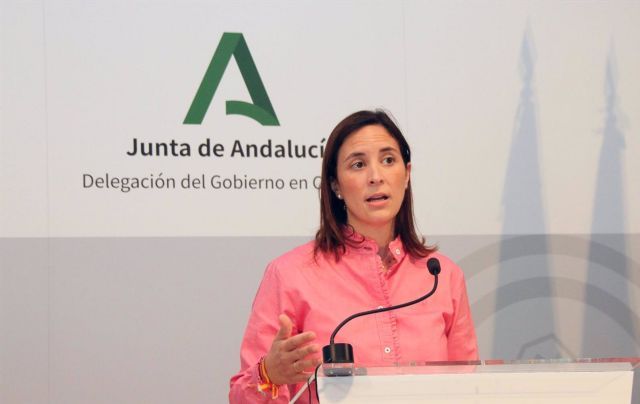 La delegada de Fomento, Infraestructuras y Ordenacin del Territorio, Cristina Casanueva, en rueda de prensa
