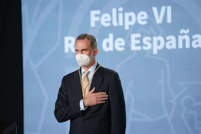 El rey Felipe VI recibe la Medalla de Honor de Andaluca, este lunes en Sevilla