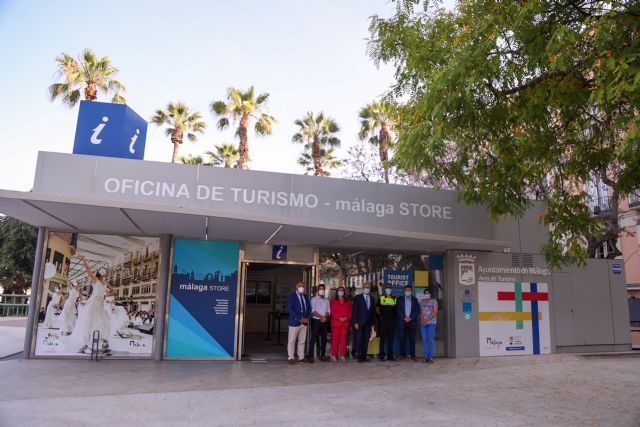 Oficina de Informacin Turstica de Mlaga capital, en la plaza de la Marina