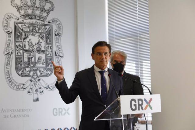 El alcalde de Granada, Luis Salvador, comparece ante los medios para abordar asuntos de actualidadad, a 8 de junio del 2021 - lex Cmara - Europa Press
