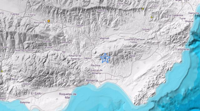 Terremoto al noreste de Pechina (Almera)
