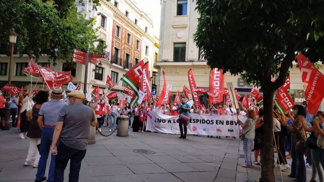 Concentracin este lunes 17 en Sevilla contra los despidos en BBVA