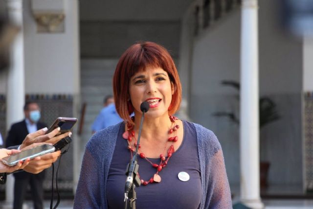 La portavoz de Adelante Andaluca y diputada no adscrita del Parlamento de Andaluca, Teresa Rodrguez
