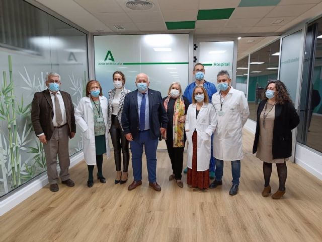 Visita del consejero andaluz de Salud, Jess Aguirre, a las instalaciones del Hospital Infanta Elena