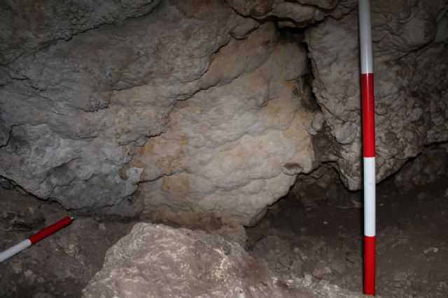Pintura rupestre en la Cueva de Nerja