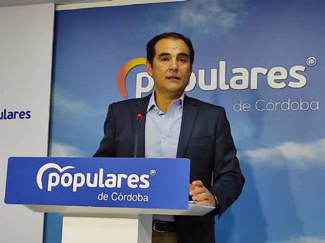El portavoz del Grupo Popular en el Parlamento de Andaluca, Jos Antonio Nieto, en la sede de su partido en Crdoba