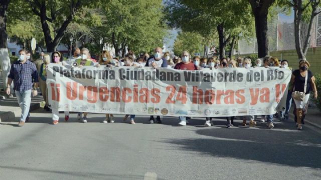 Protesta en Villaverde del Ro