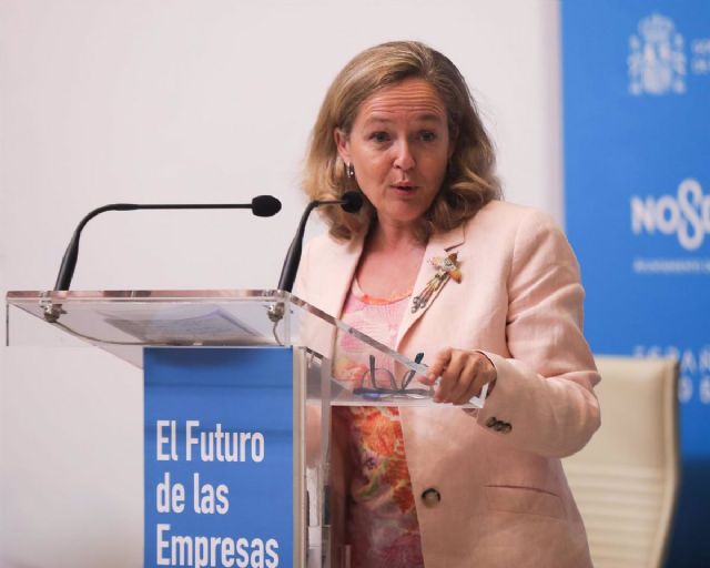 La vicepresidenta primera del Gobierno y ministra de Asuntos Econmicos y Transformacin Digital, Nadia Calvio