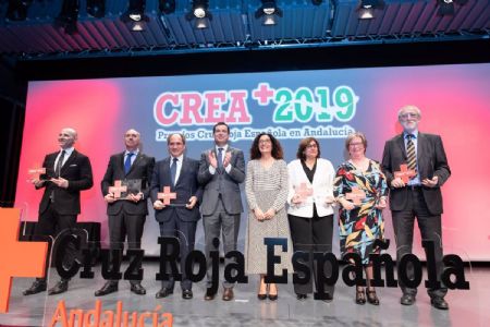 Imagen de archivo de los galardonados en los premios CREA+ de 2019