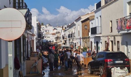 Efectos de la inundaciones en Lepe (Huelva)