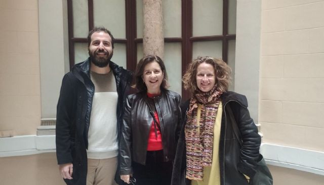 Dr. Marc Tall, Dra. Juana Dez i Dra. Eullia de Nadal a lacte de constituci de NoctuRNA Therapeutics