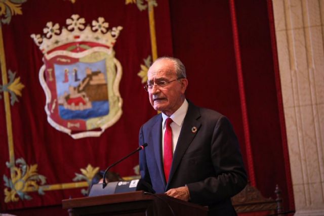 El alcalde de Mlaga, Francisco de la Torre, durante el debate del estado de la ciudad