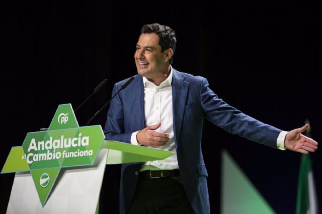 El presidente del PP-A y presidente de la Junta de Andaluca, Juanma Moreno