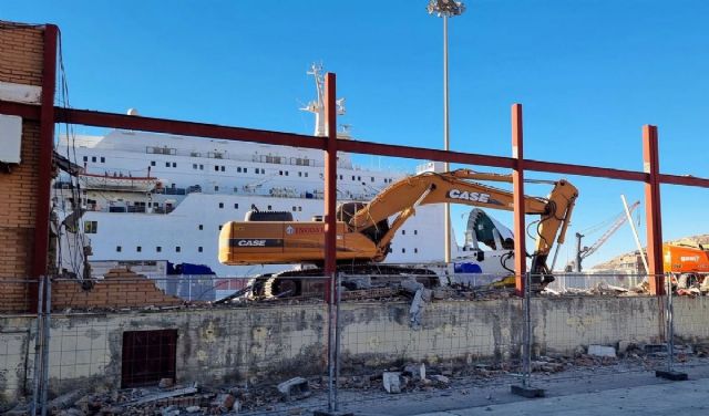 Obras del nuevo edificio policial en el Puerto de Almera