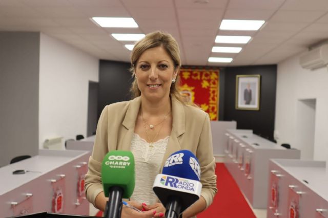 La delegada municipal de Ocupacin de la Va Pblica, M. del Carmen Martnez