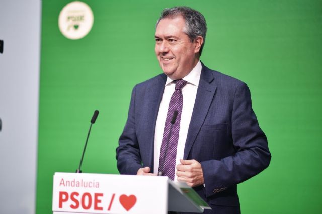 El secretario general del PSOE de Andaluca, Juan Espadas