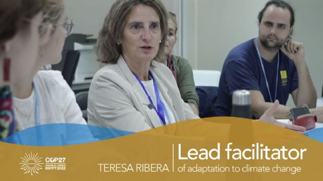 La vicepresidenta y ministra para la Transicin Ecolgica y el Reto Demogrfico, Teresa Ribera